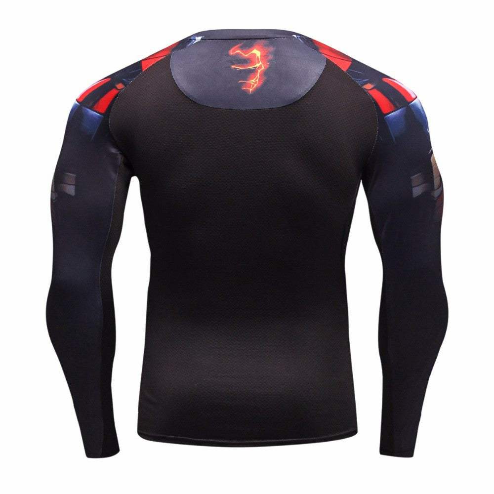 Tony Stark Gym Compression Shirt For Men