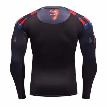 Tony Stark Gym Compression Shirt For Men