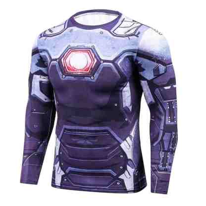 Tony Stark Long Sleeve Compression Shirts