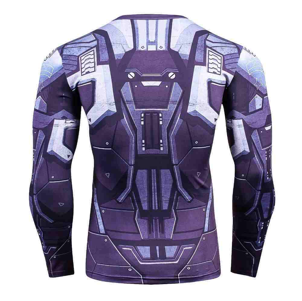 Tony Stark Long Sleeve Compression Shirts