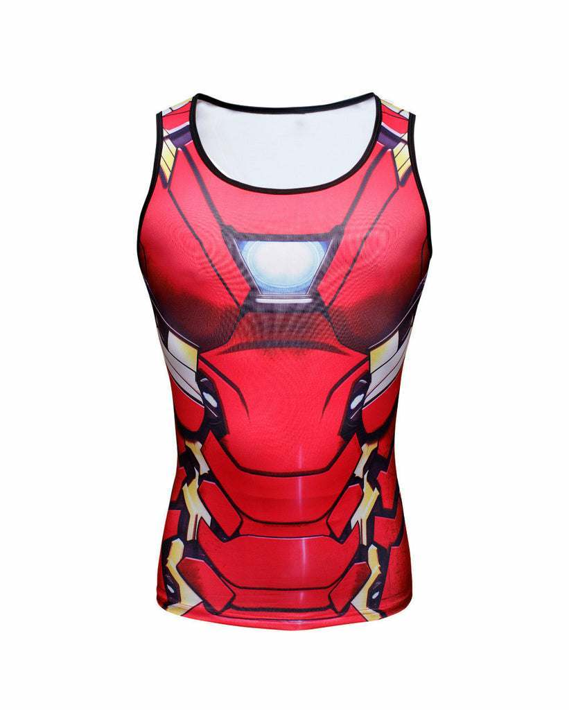 Tony Stark Man Compression Tank Top