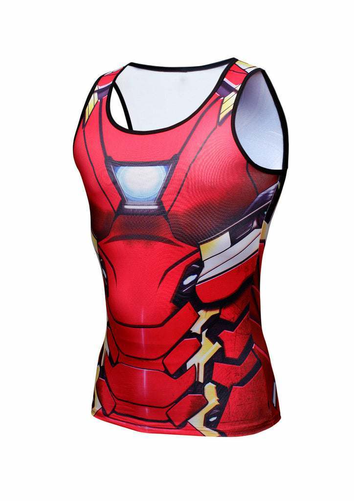 Tony Stark Man Compression Tank Top