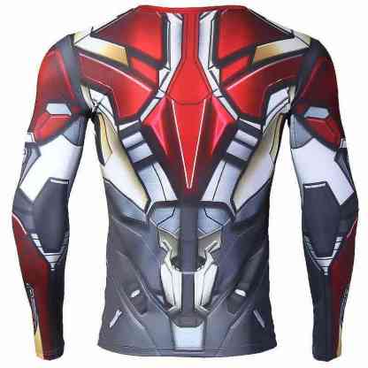 Tony Stark Man Long Sleeve Compression Shirt For Men