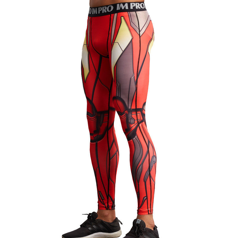 Tony Stark Sports Compression Leggingspants