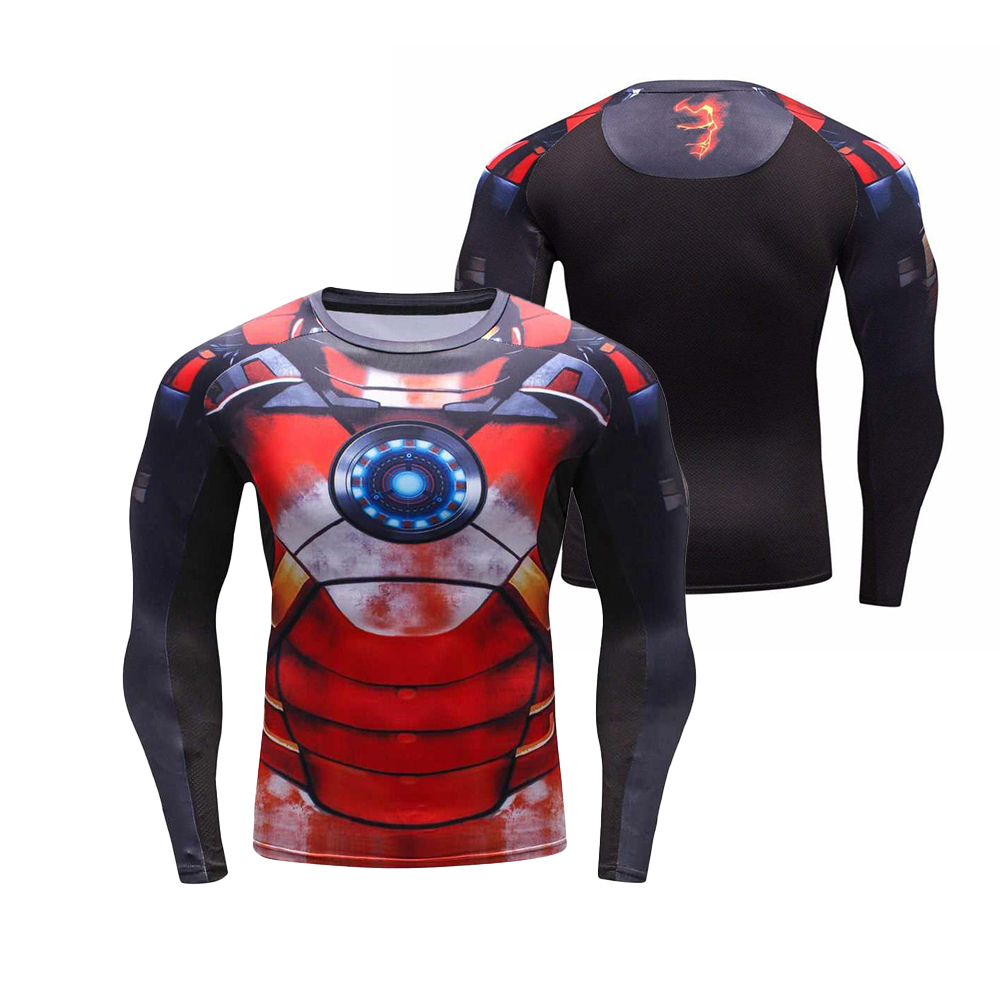 Tony Stark Gym Compression Shirt For Men