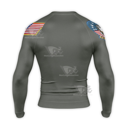 Top Gun Pete Mitchell Long Sleeve Compression Shirt