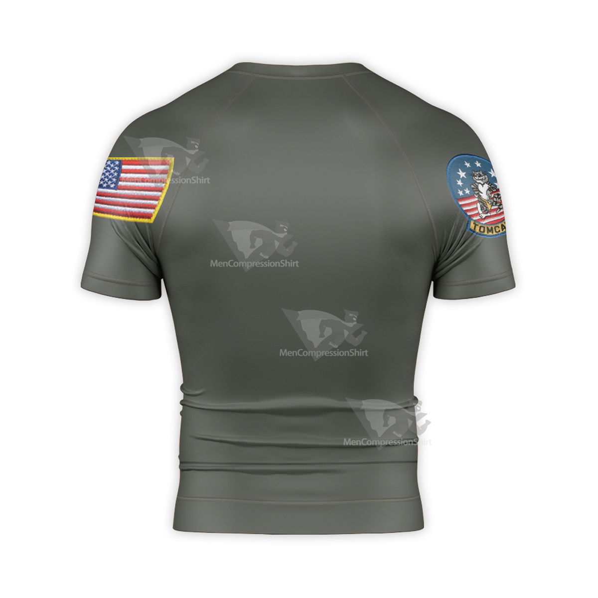 Top Gun Pete Mitchell Short Sleeve Compression Shirt
