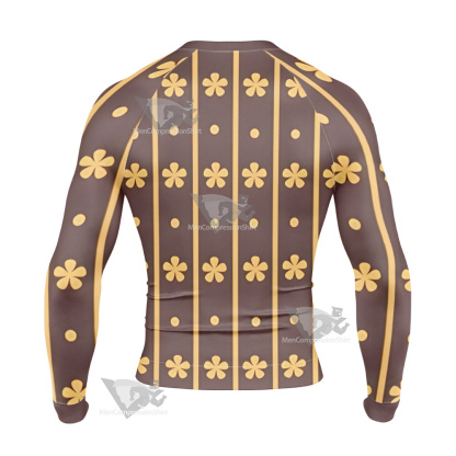 Trafalgar Law Flower Long Sleeve Compression Shirt