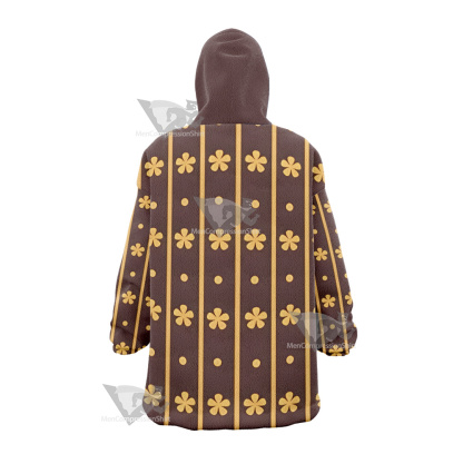 Trafalgar Law Flower Snug Oversized Blanket Hoodie