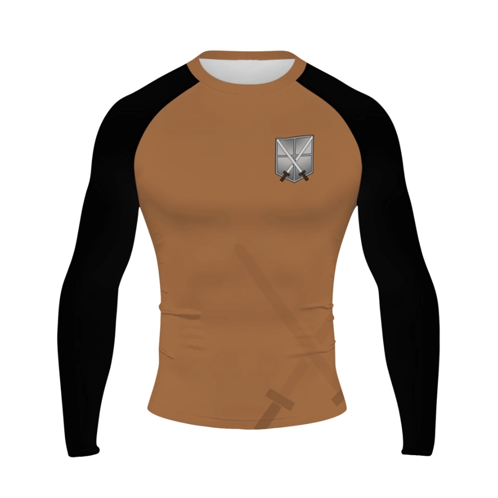 Training Corps Men Long Sleeve Compression Shirt