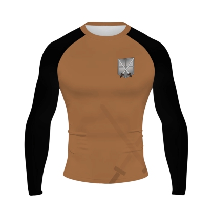 Training Corps Men Long Sleeve Compression Shirt