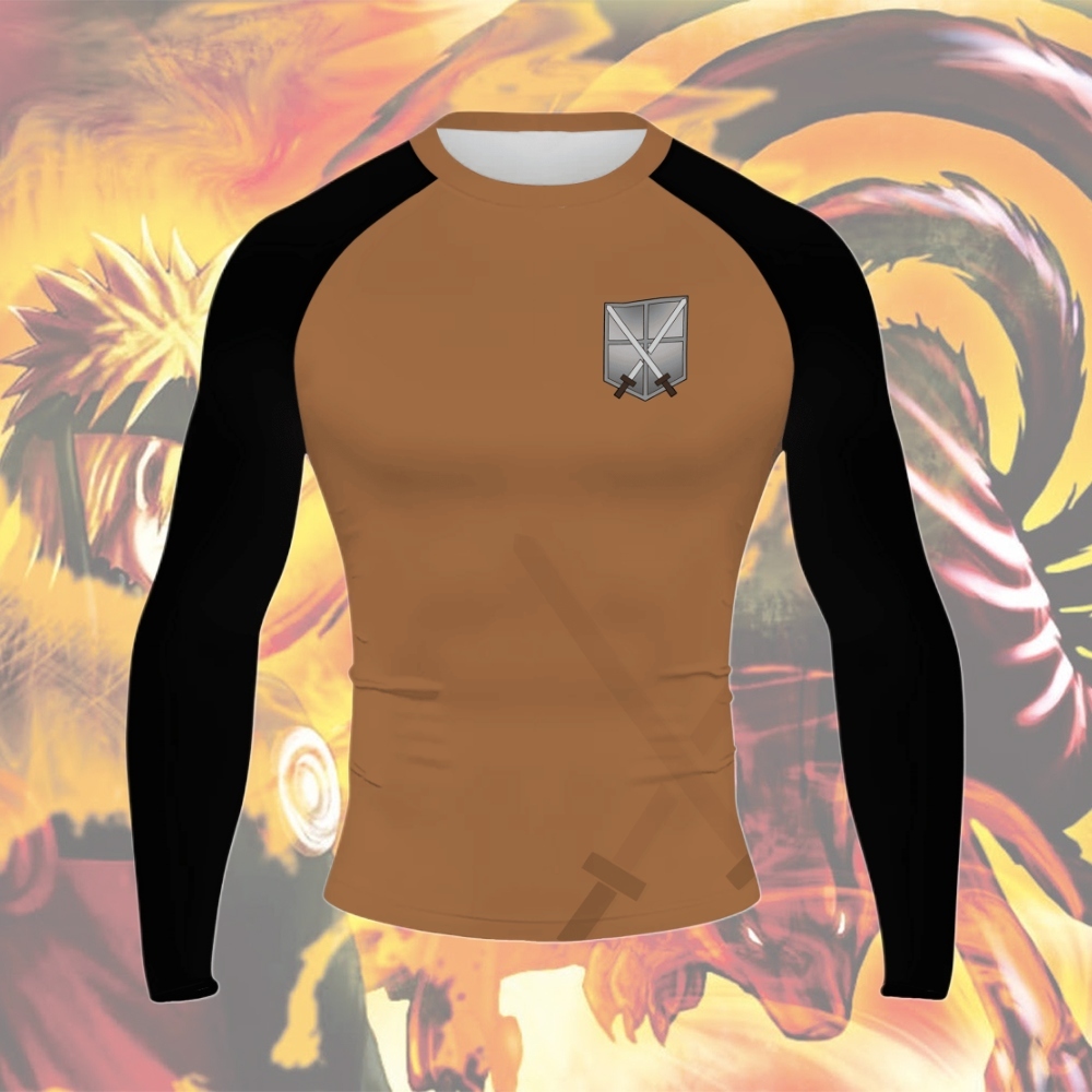 Training Corps Men Long Sleeve Compression Shirt