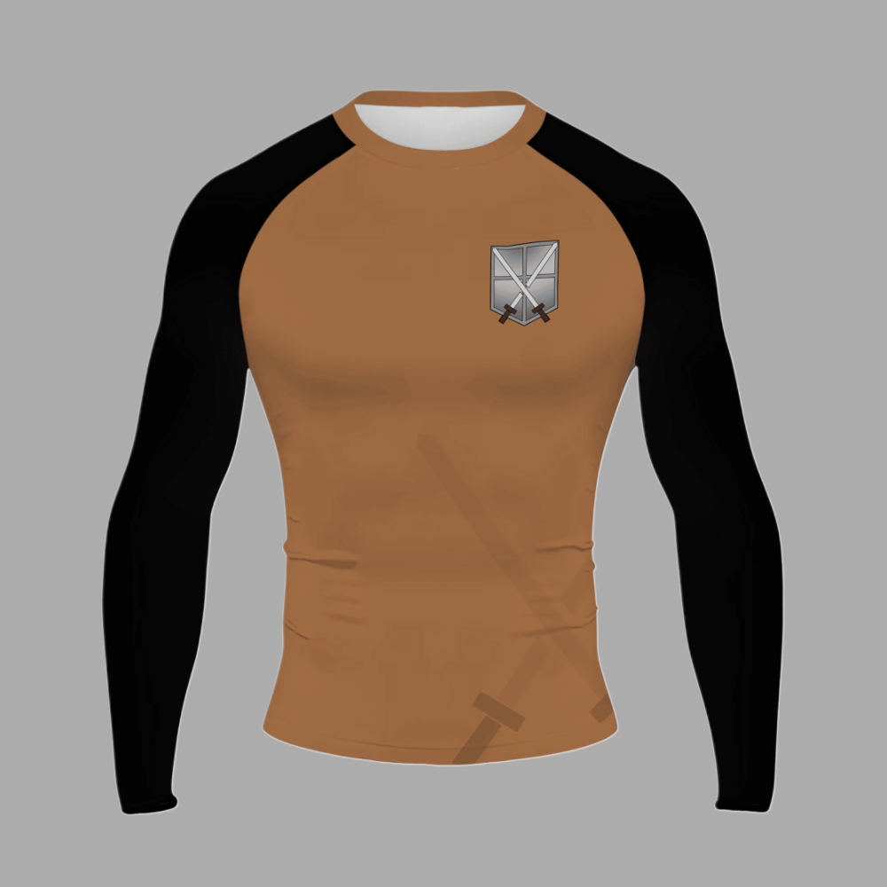 Training Corps Men Long Sleeve Compression Shirt