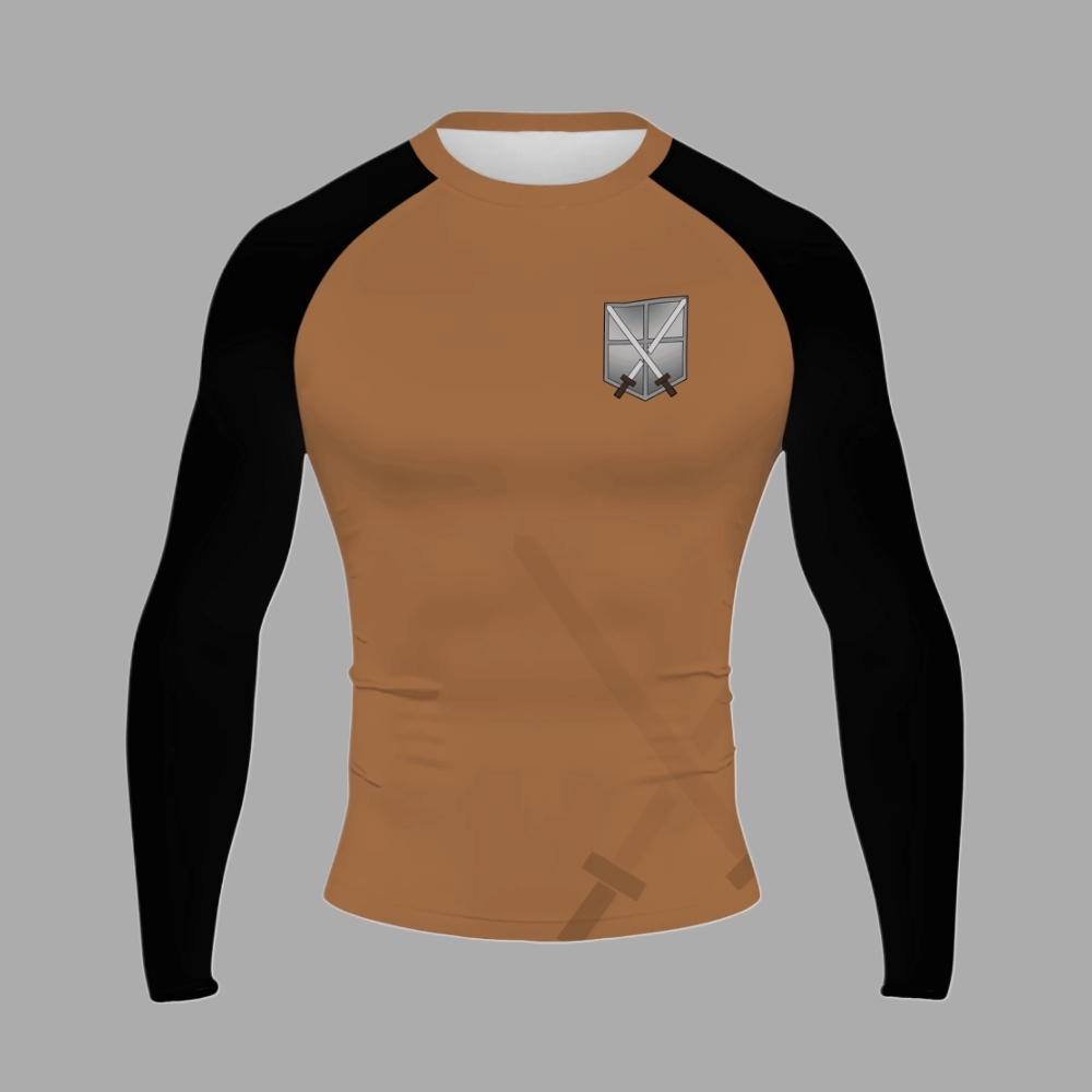 Training Corps Men Long Sleeve Compression Shirt