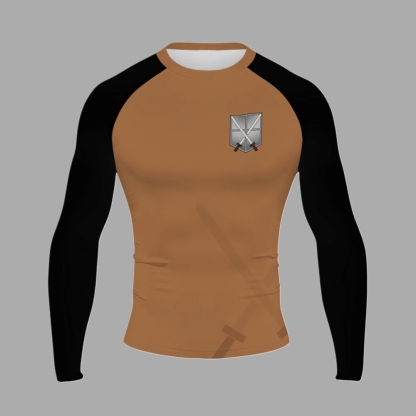 Training Corps Men Long Sleeve Compression Shirt