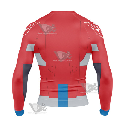 Transformers Optimus Prime G1 Long Sleeve Compression Shirt