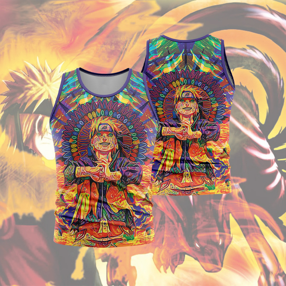 Trippy Sleeveless Compression Shirt