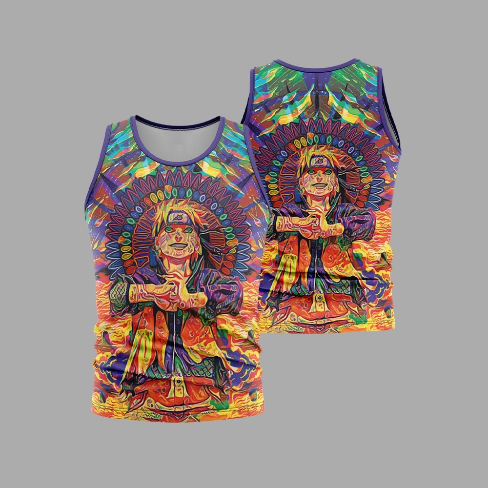 Trippy Sleeveless Compression Shirt