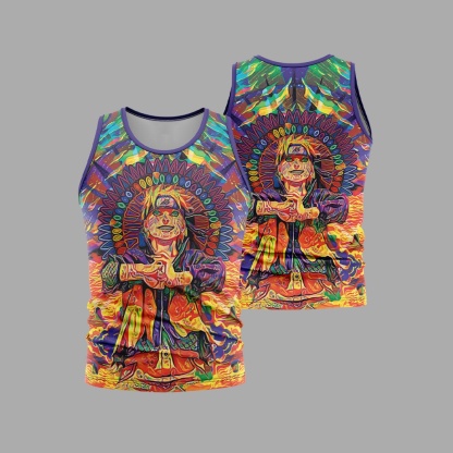 Trippy Sleeveless Compression Shirt