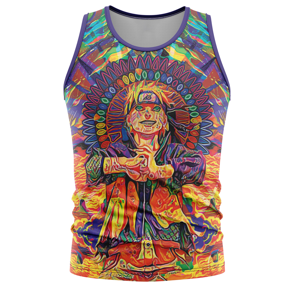 Trippy Sleeveless Compression Shirt