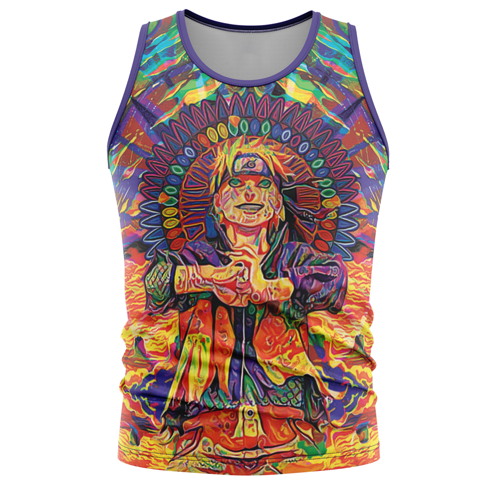 Trippy Sleeveless Compression Shirt