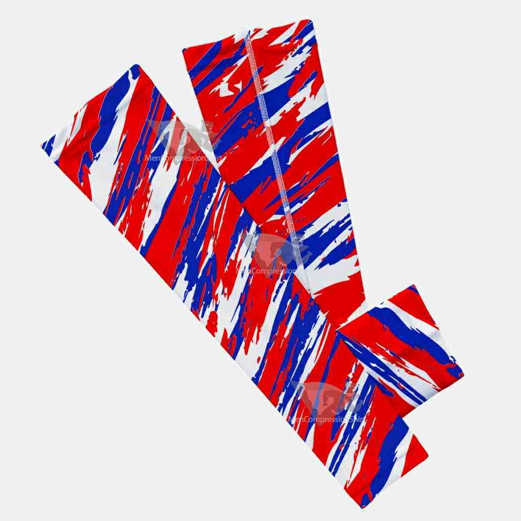 Tryton Red Blue And White Kids Arm Sleeve