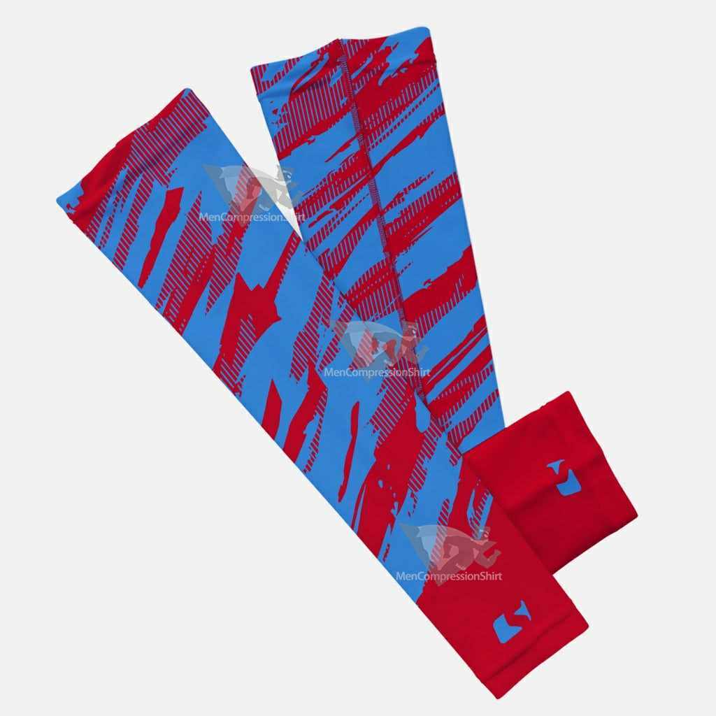 Tryton Ultra Blue Red Arm Sleeve