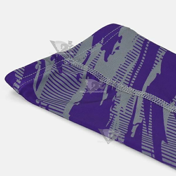 Tryton Ultra Gray Purple Kids Arm Sleeve