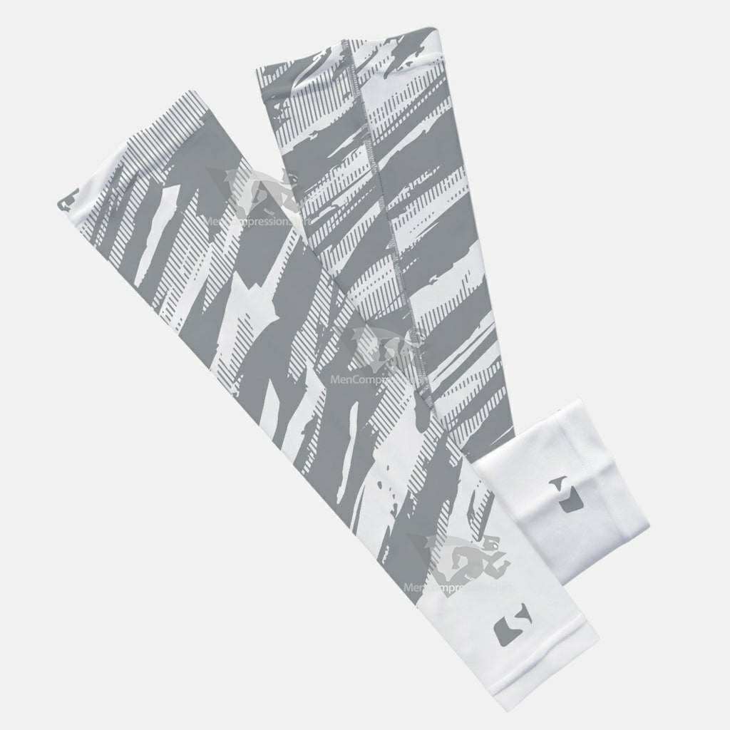 Tryton Ultra White Gray Arm Sleeve