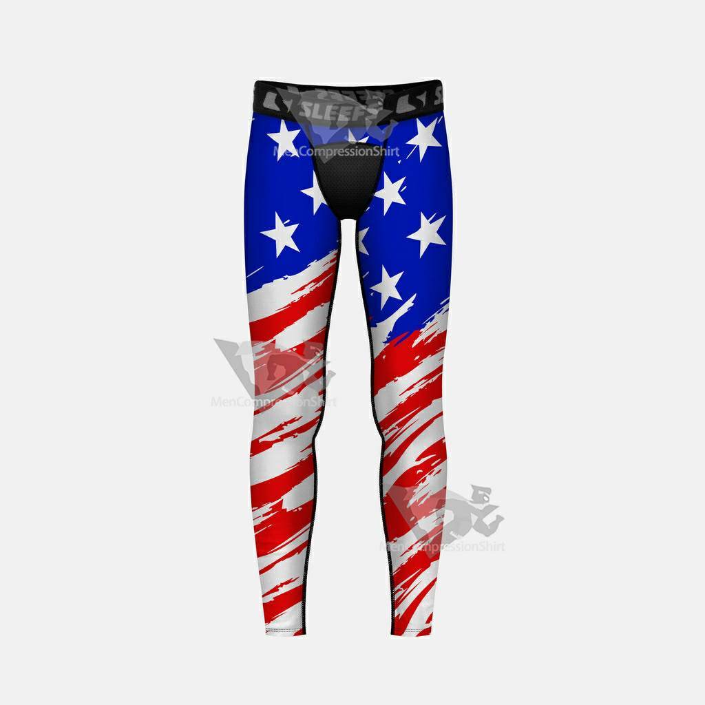 Tryton Usa Kids Compression Tights Leggings