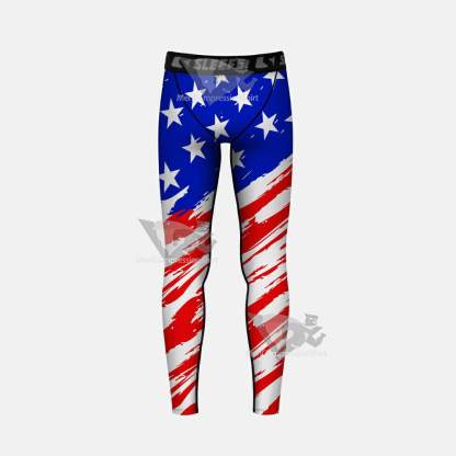 Tryton Usa Kids Compression Tights Leggings
