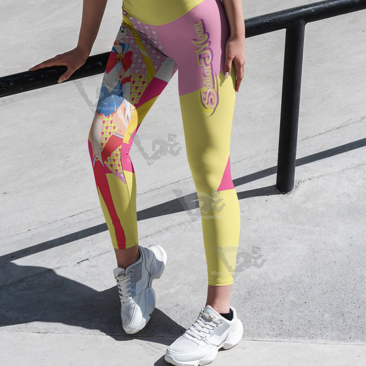 Tsukino Usagi Sailor Moon Bishoujo Senshi Yellow Women Leggings