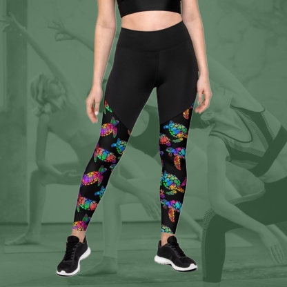Turtle Women Compression Legging
