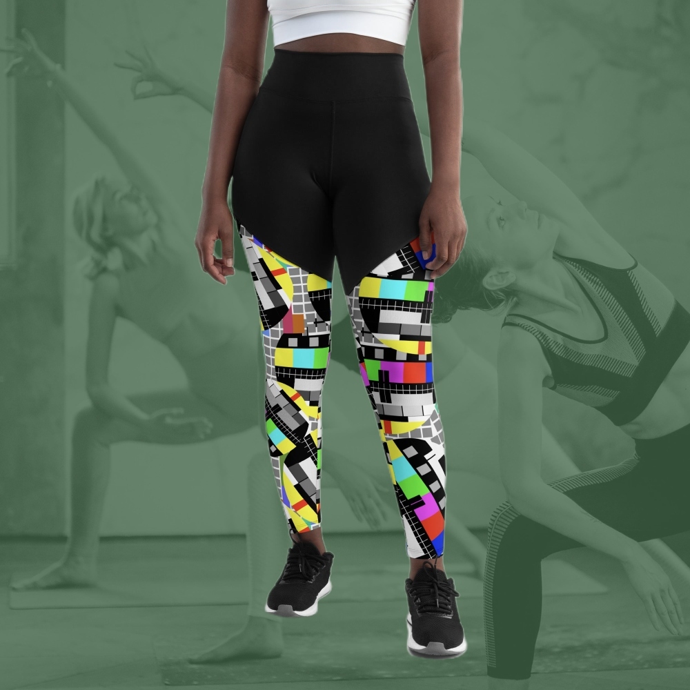 Tv No Signal Women Compression Legging