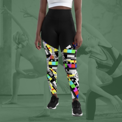 Tv No Signal Women Compression Legging