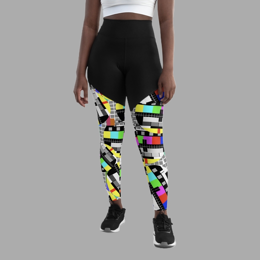 Tv No Signal Women Compression Legging