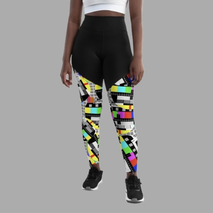 Tv No Signal Women Compression Legging