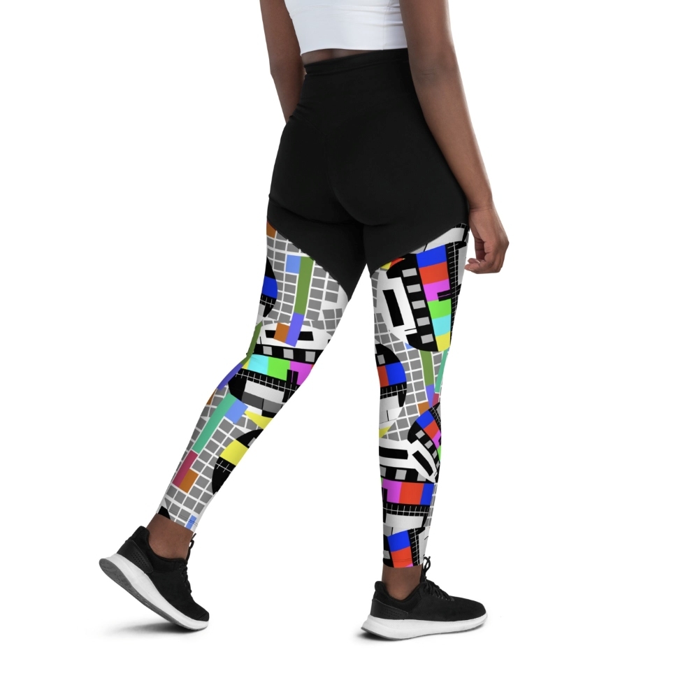 Tv No Signal Women Compression Legging