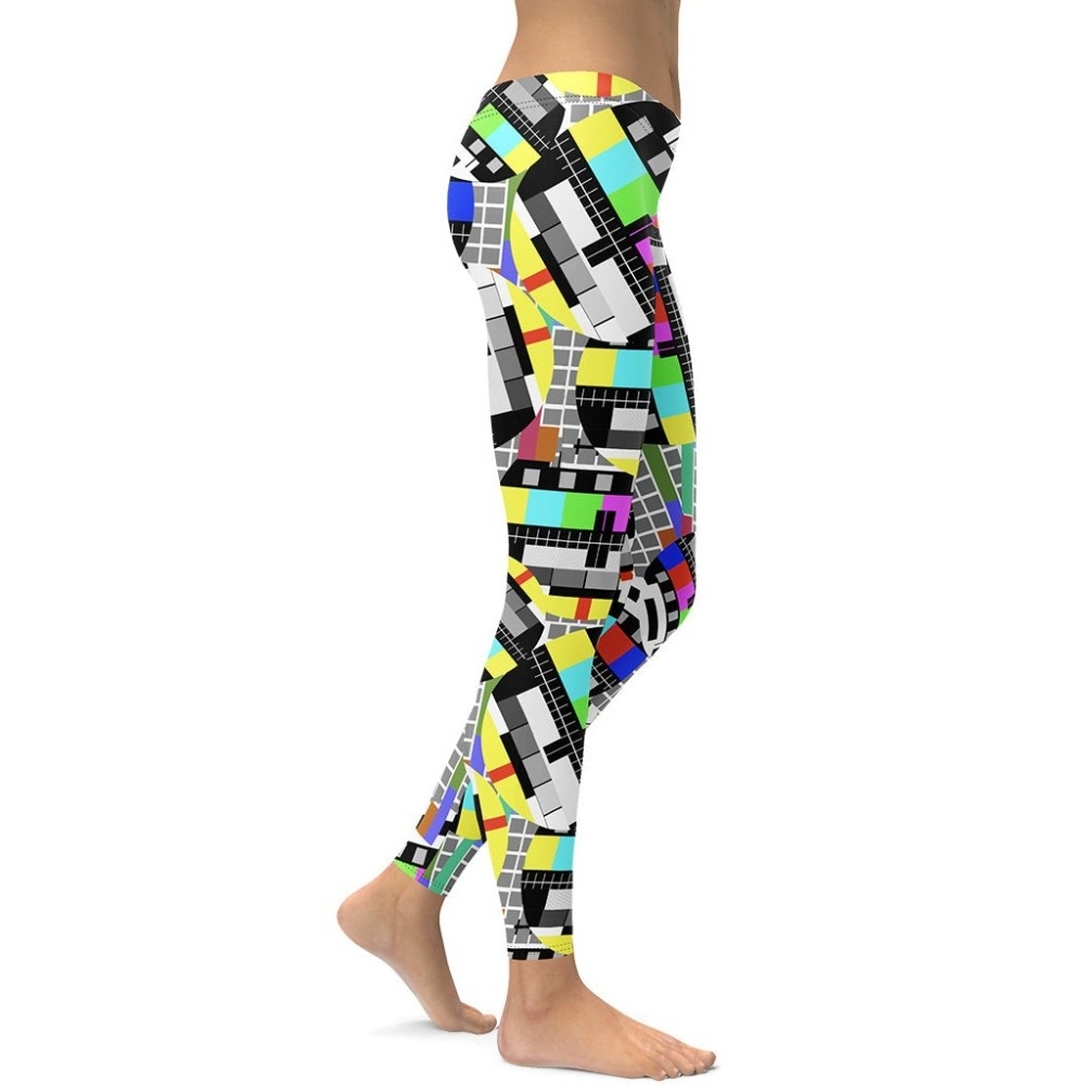 Tv No Signal Women Compression Legging