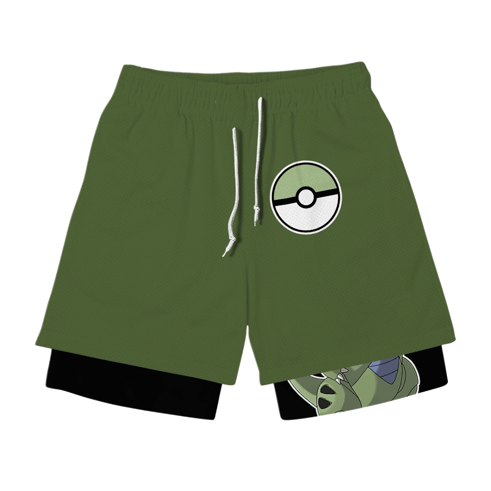 Tyranitar Anime Compression Gym Shorts