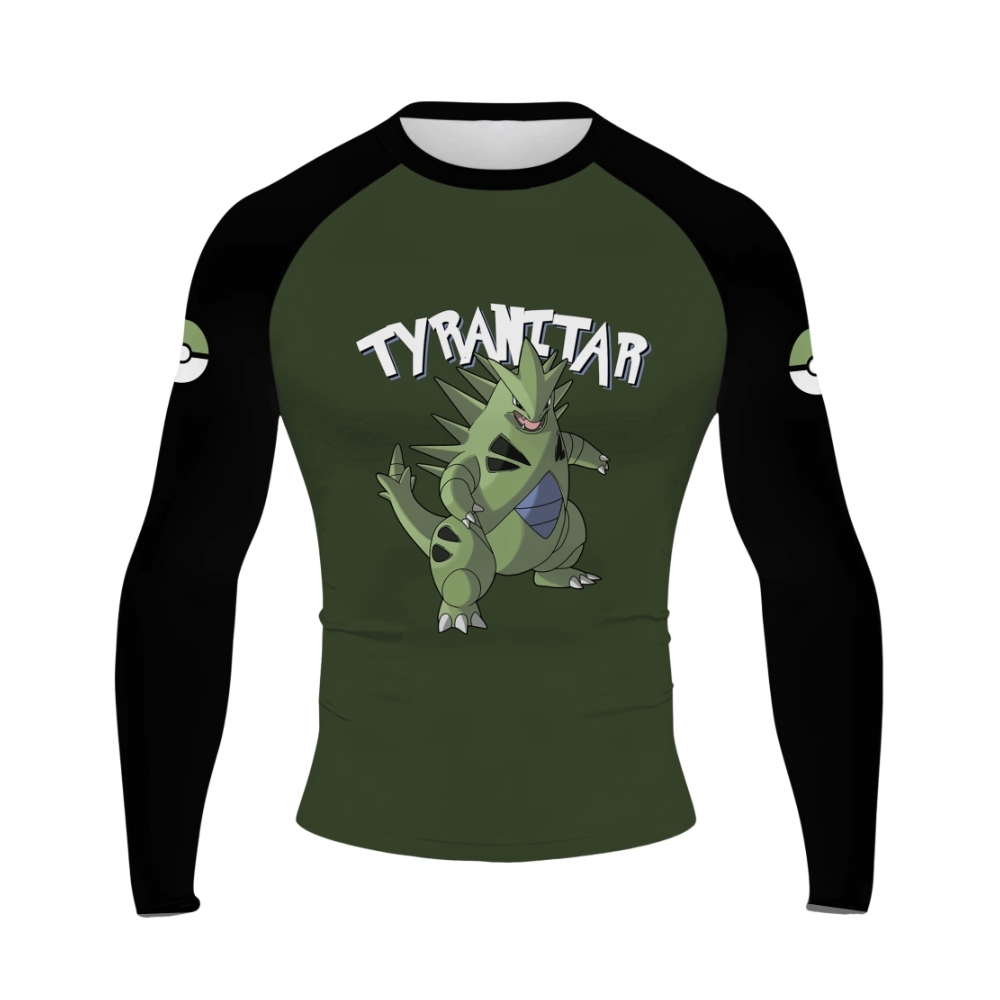 Tyranitar Men Long Sleeve Compression Shirt