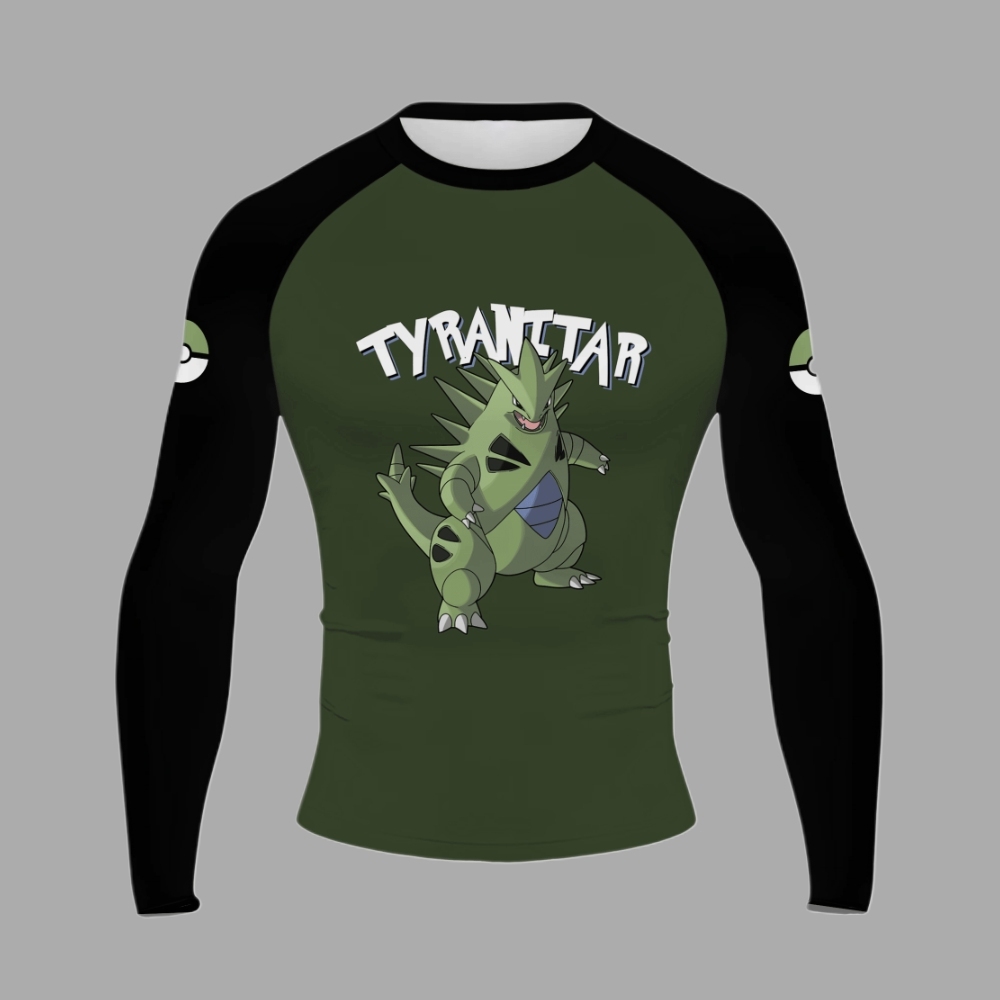 Tyranitar Men Long Sleeve Compression Shirt