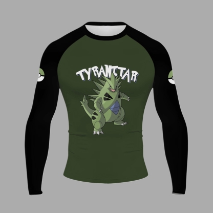 Tyranitar Men Long Sleeve Compression Shirt