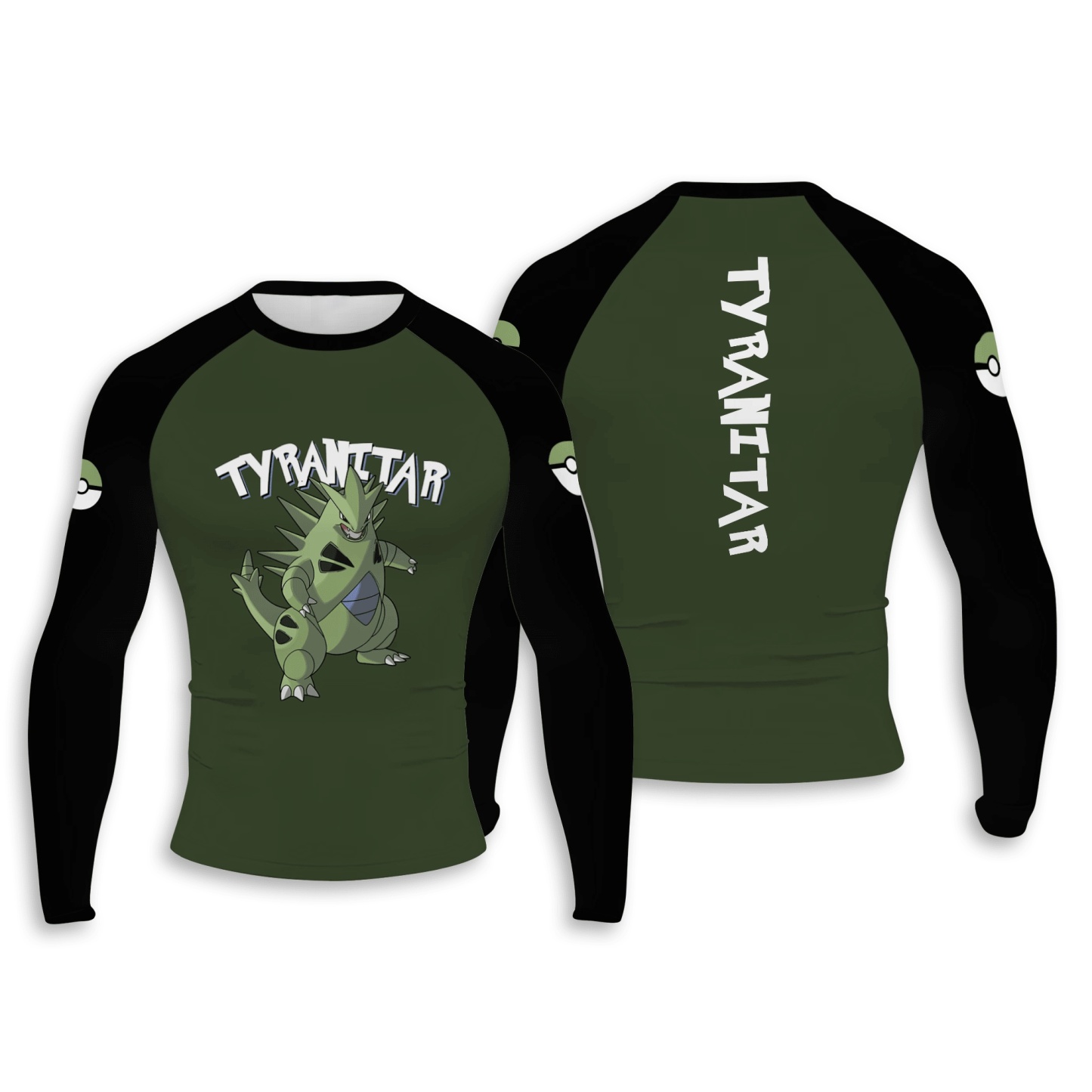 Tyranitar Men Long Sleeve Compression Shirt