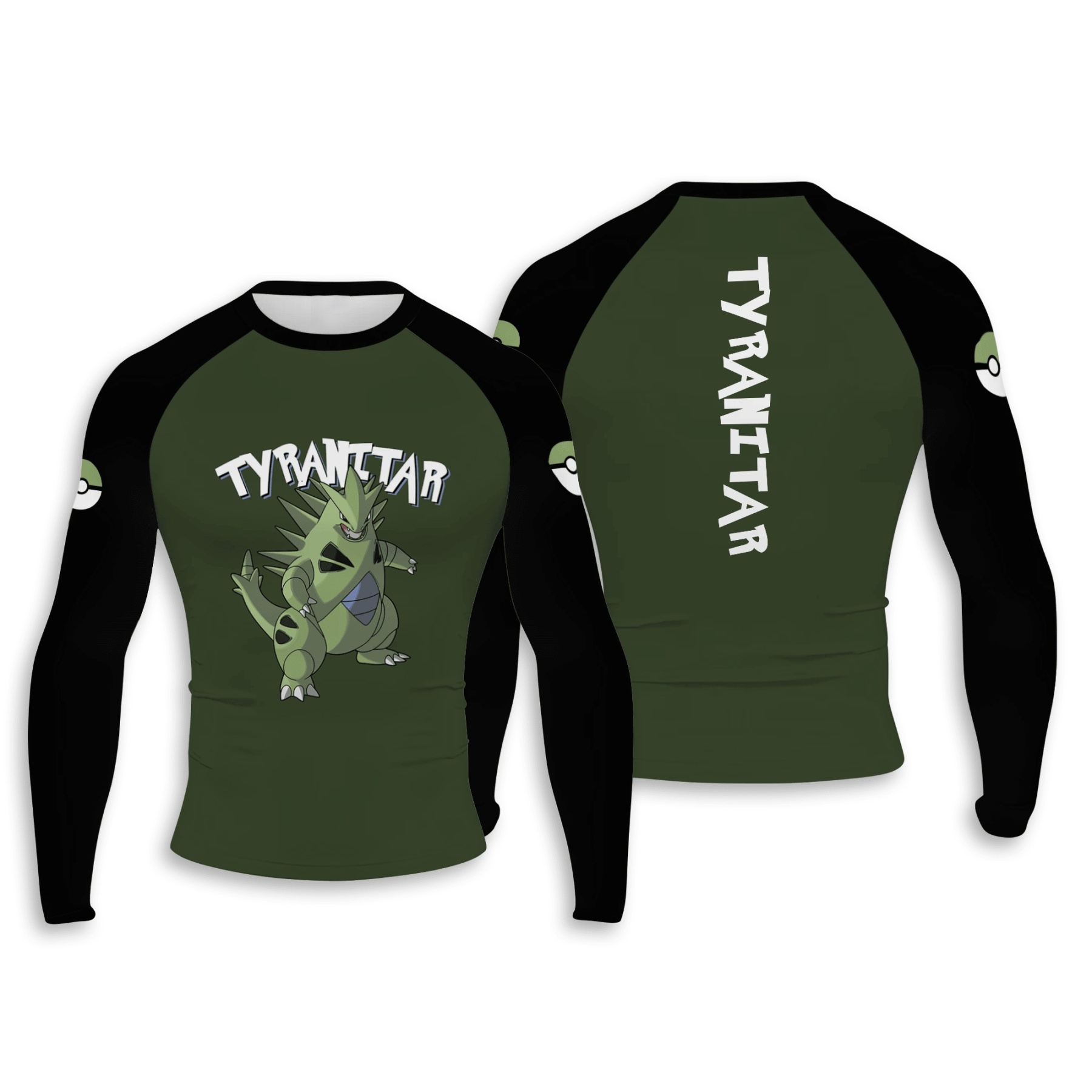 Tyranitar Men Long Sleeve Compression Shirt