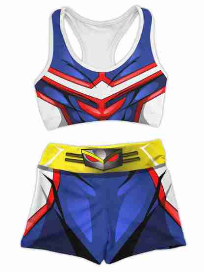 Ua High All Might Women Compression Active Wear Set