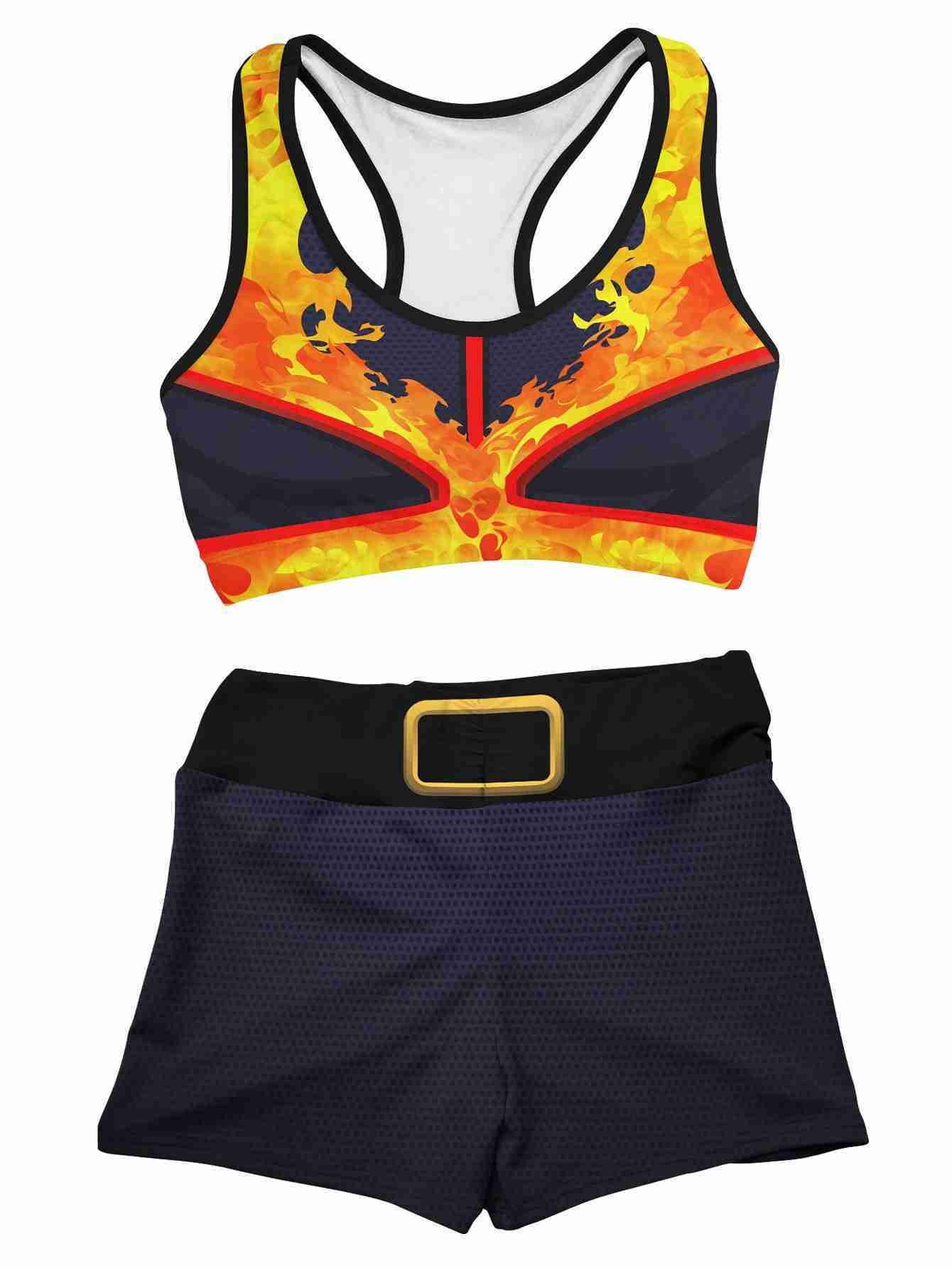 Ua High Enji Women Compression Active Wear Set