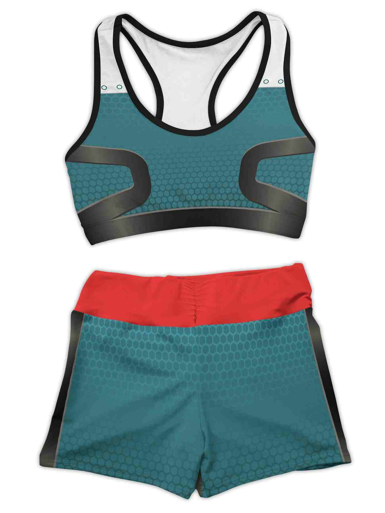 Ua High Izuku Women Compression Active Wear Set