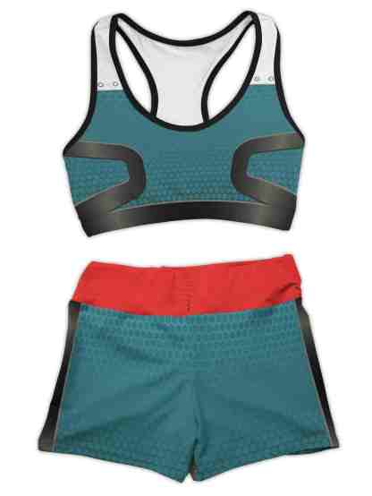 Ua High Izuku Women Compression Active Wear Set