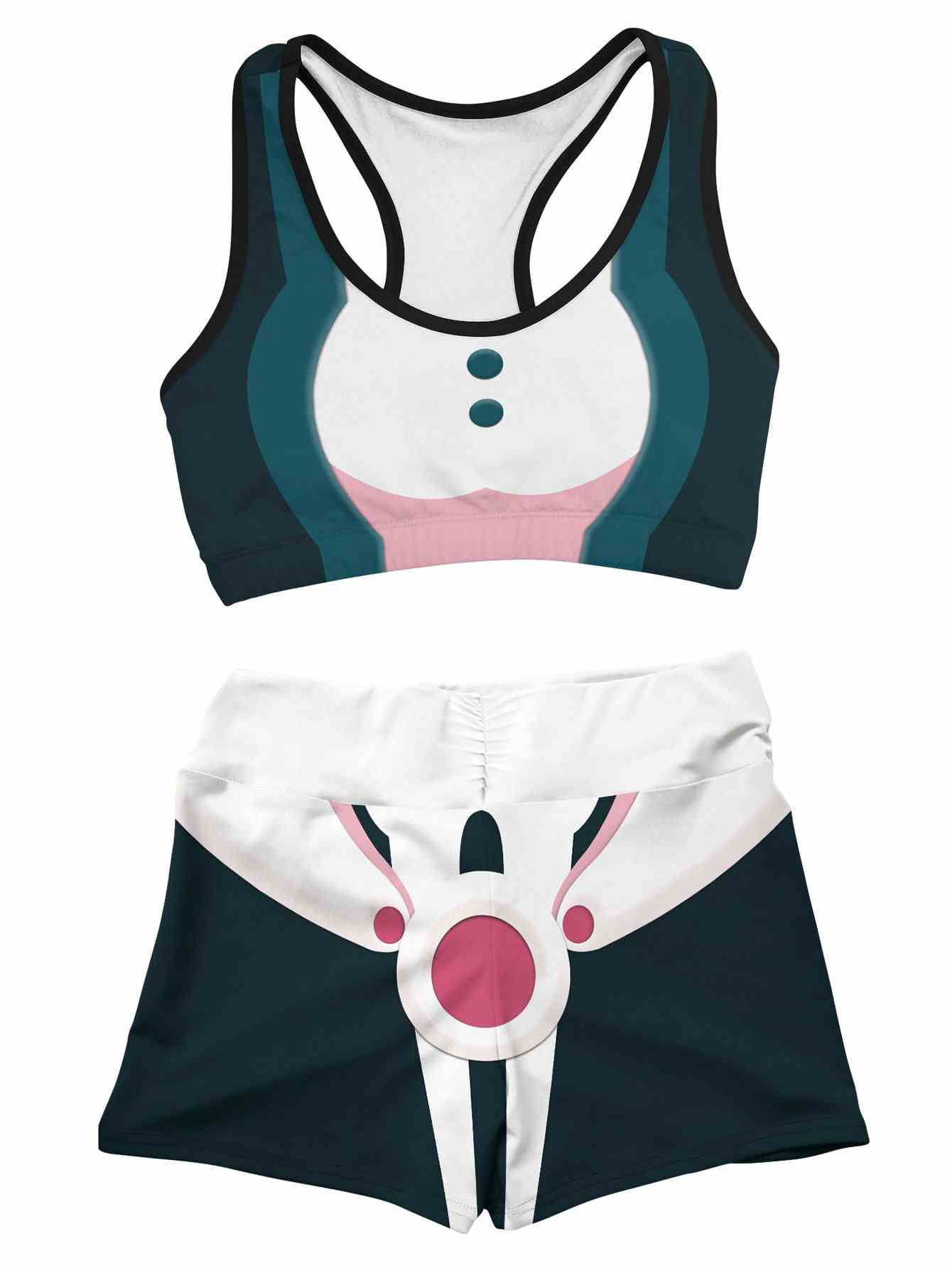 Ua High Uraraka Women Compression Active Wear Set